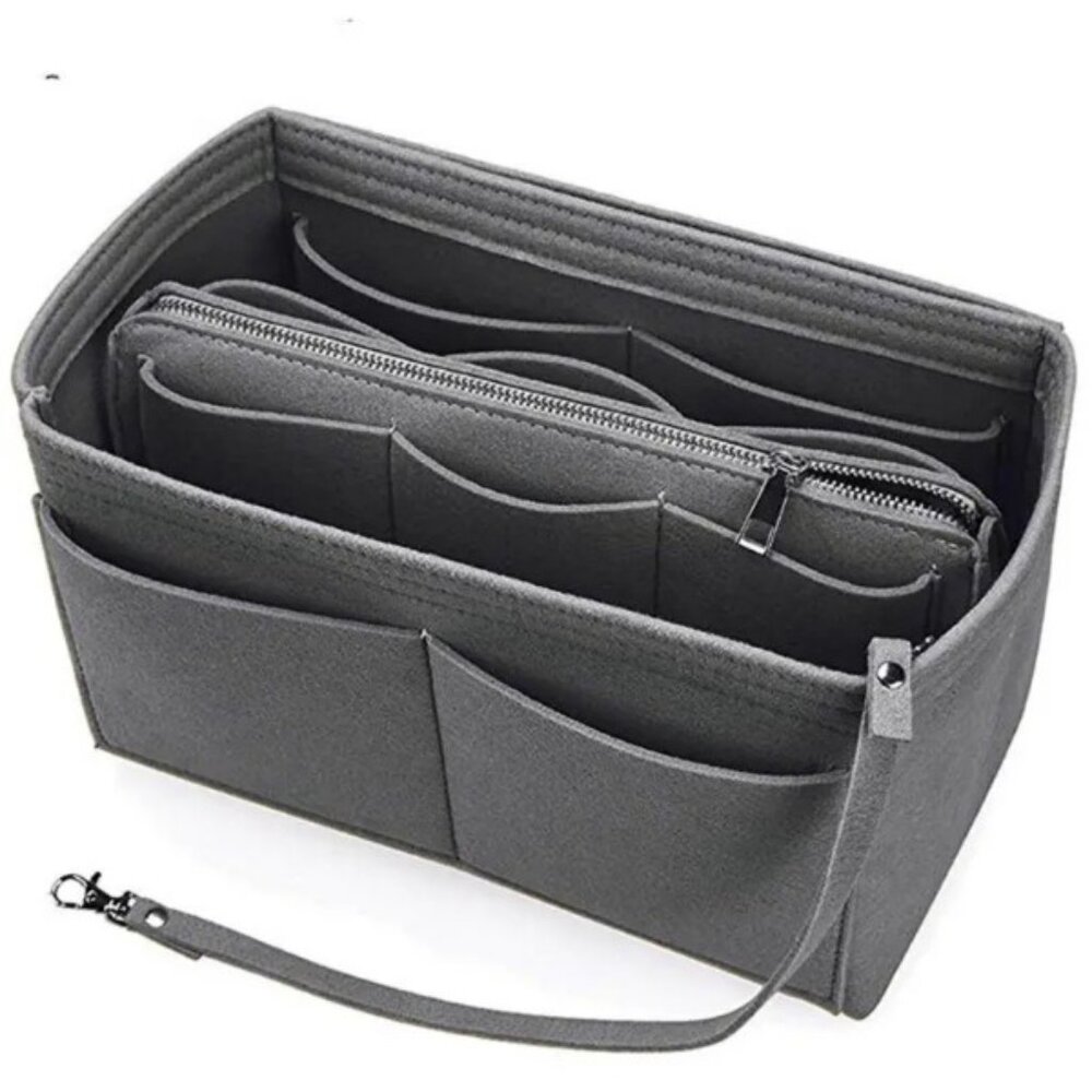 Insert/Organizer- MD- Designer Handbags/Totes -Gray Style 1- NWT
